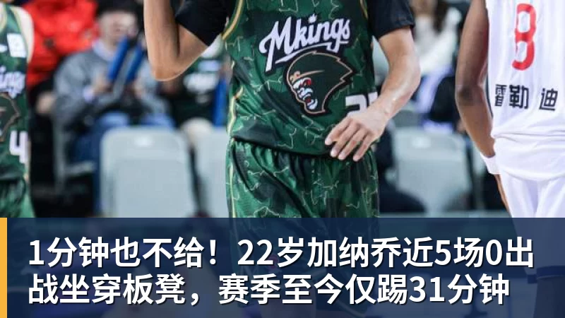 1分钟也不给！22岁加纳乔近5场0出战坐穿板凳，赛季至今仅踢31分钟